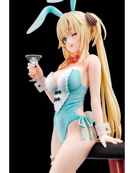 Estatua 1/6 Regina Mercedes con traje de conejita y sistema 'Nip Slip' - The Demon Sword Master of Excalibur Academy