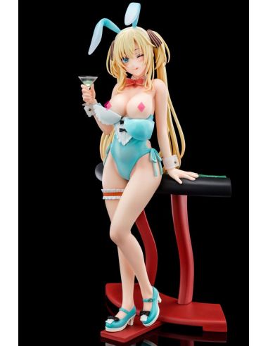 Estatua 1/6 Regina Mercedes con traje de conejita y sistema 'Nip Slip' - The Demon Sword Master of Excalibur Academy