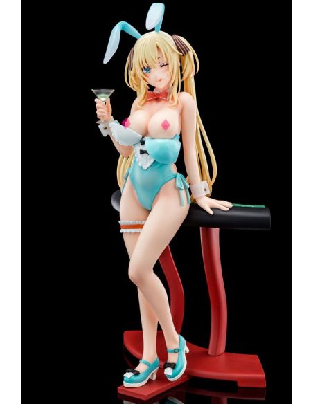 Estatua 1/6 Regina Mercedes con traje de conejita y sistema 'Nip Slip' - The Demon Sword Master of Excalibur Academy