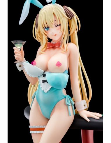 Estatua 1/6 Regina Mercedes con traje de conejita y sistema 'Nip Slip' - The Demon Sword Master of Excalibur Academy