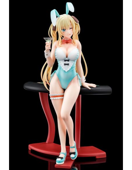 Estatua 1/6 Regina Mercedes con traje de conejita y sistema 'Nip Slip' - The Demon Sword Master of Excalibur Academy