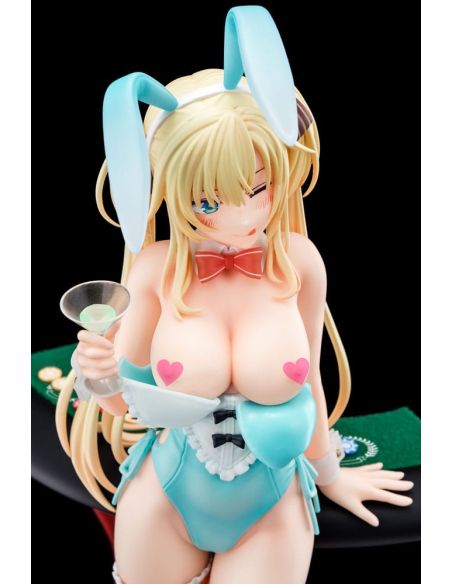 Estatua 1/6 Regina Mercedes con traje de conejita y sistema 'Nip Slip' - The Demon Sword Master of Excalibur Academy