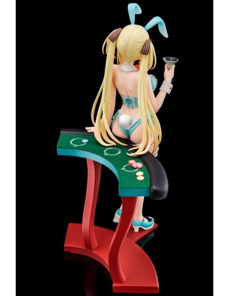 Estatua 1/6 Regina Mercedes con traje de conejita y sistema 'Nip Slip' - The Demon Sword Master of Excalibur Academy