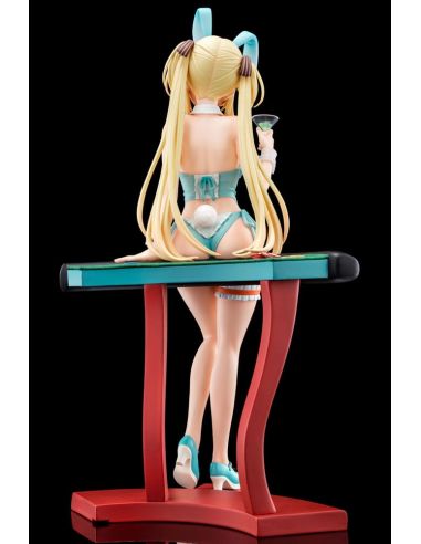 Estatua 1/6 Regina Mercedes con traje de conejita y sistema 'Nip Slip' - The Demon Sword Master of Excalibur Academy