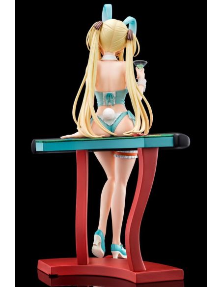 Estatua 1/6 Regina Mercedes con traje de conejita y sistema 'Nip Slip' - The Demon Sword Master of Excalibur Academy