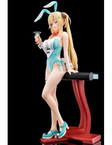 Estatua 1/6 Regina Mercedes con traje de conejita y sistema 'Nip Slip' - The Demon Sword Master of Excalibur Academy