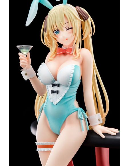 Estatua 1/6 Regina Mercedes con traje de conejita y sistema 'Nip Slip' - The Demon Sword Master of Excalibur Academy