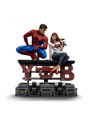 Estatua Art Scale 1/6 Spider-Man y Mary Jane 35 cm