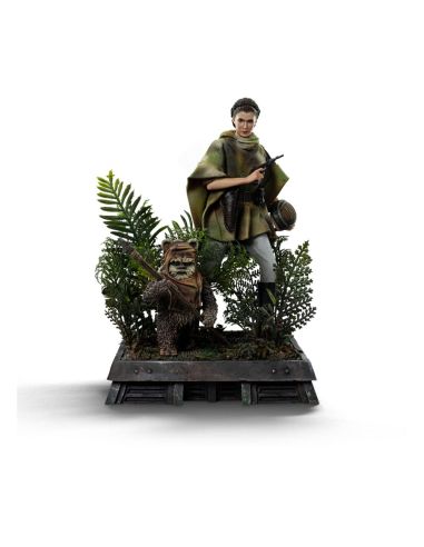 Star Wars Episodio VI: Estatua Art Scale 1/10 Leia y Wicket 21 cm