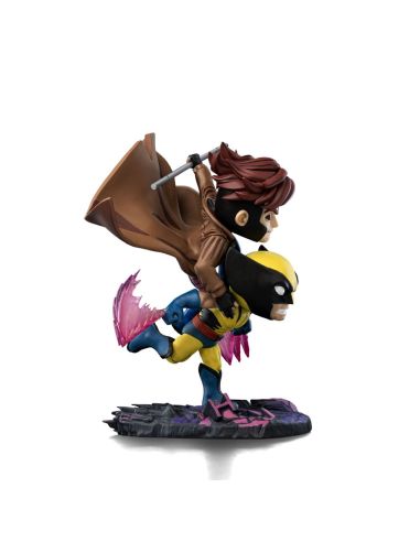 Figura X-Men 97 Mini Co. PVC Gambit y Wolverine 23 cm - Iron Studios