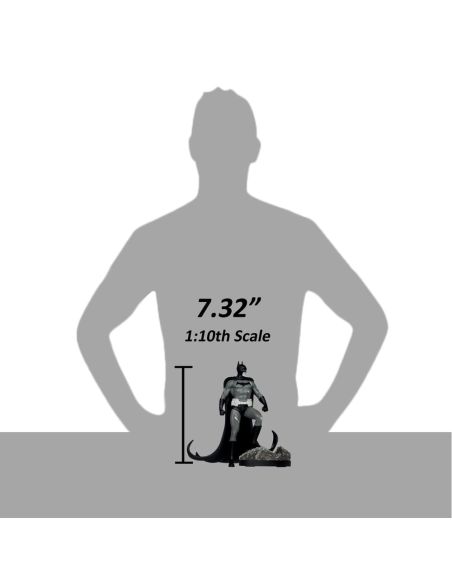 DC Direct Estatua 1/10 Batman by Bjorn Barends (Black White) 18 cm