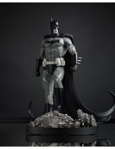 DC Direct Estatua 1/10 Batman by Bjorn Barends (Black White) 18 cm