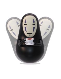 El viaje de Chihiro Figura de fondo redondo No Face's coffe time 6 cm