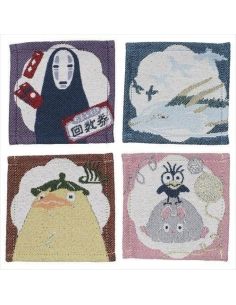 El viaje de Chihiro Pack 4 Posavasos Characters