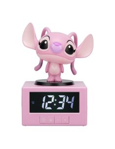 Despertador Lilo & Stitch con Figura de Angel 10,7 cm
