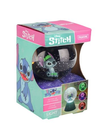 Lilo & Stitch Lámpara LED Stitch Glitter Ball 17 cm