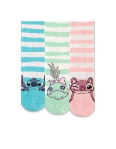 Lilo & Stitch Pack de 3 Calcetines Friends 35-38