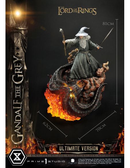 El Señor de los Anillos Estatua 1/4 Gandalf El Gris Ultimate Version 81 cm
