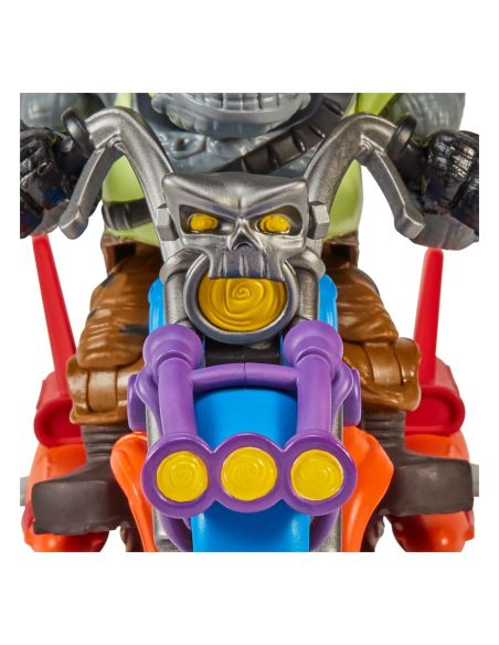 Figura Rocksteady y Moto Chopper 12 cm – Tortugas Ninja
