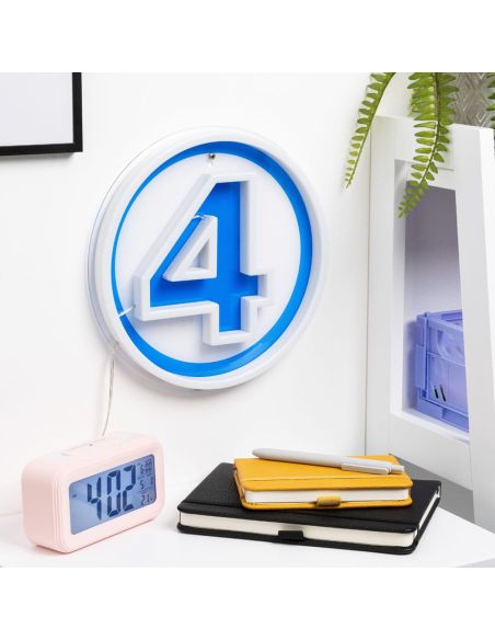Fantastic Four Lámpara de pared LED Logo Neon