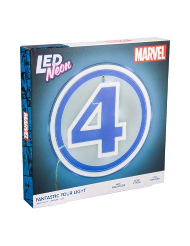 Fantastic Four Lámpara de pared LED Logo Neon