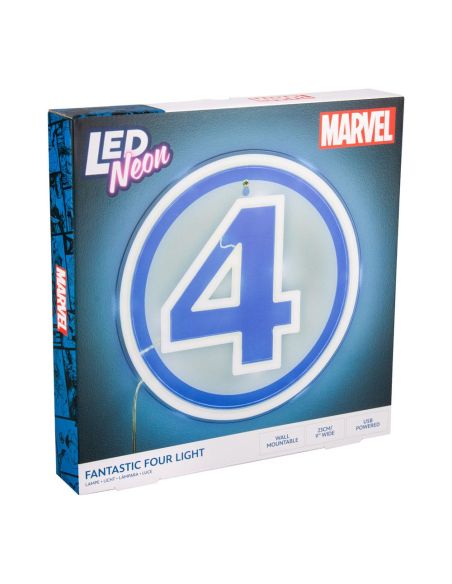 Fantastic Four Lámpara de pared LED Logo Neon