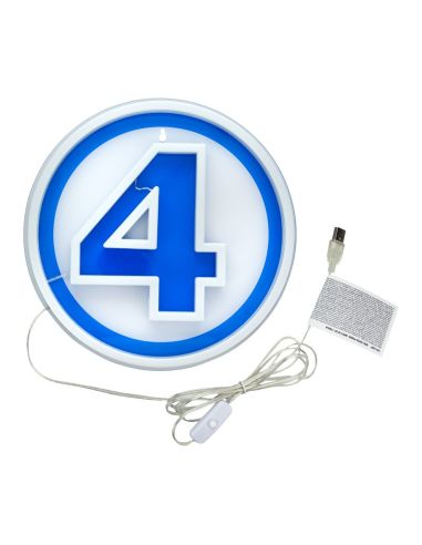 Fantastic Four Lámpara de pared LED Logo Neon