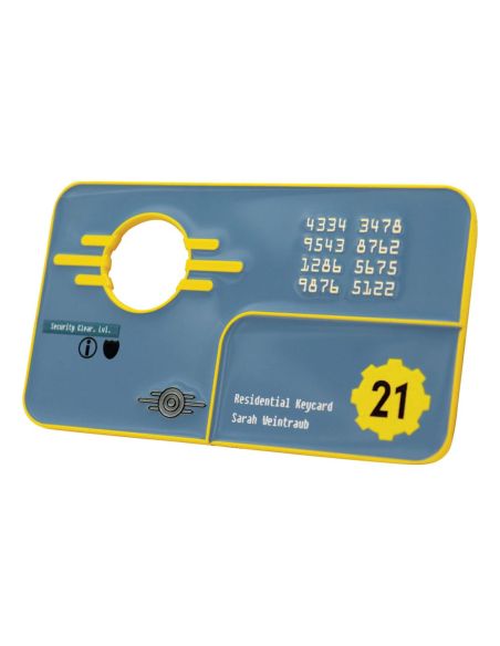Réplica Vault 21 Security Keycard Fallout: New Vegas Edición Limitada (Metal)