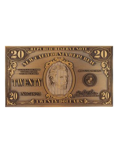 Fallout New Vegas Réplica El Billete NCR $20 Edición Limitada