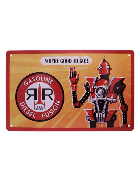 Fallout Set 3 Placas Metálicas de Colección