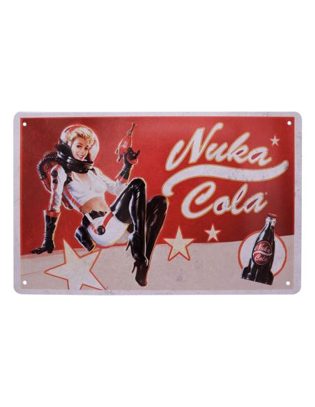 Fallout Set 3 Placas Metálicas de Colección