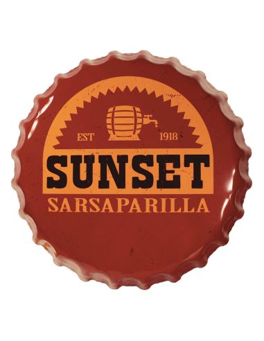 Fallout Placa de Chapa Sunset Sarsaparilla Bottle Cap
