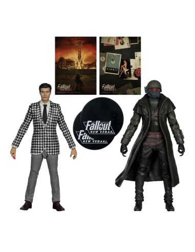 Figuras Fallout: New Vegas Riot Ranger Armor & Benny Survivor 18 cm Pack de 2