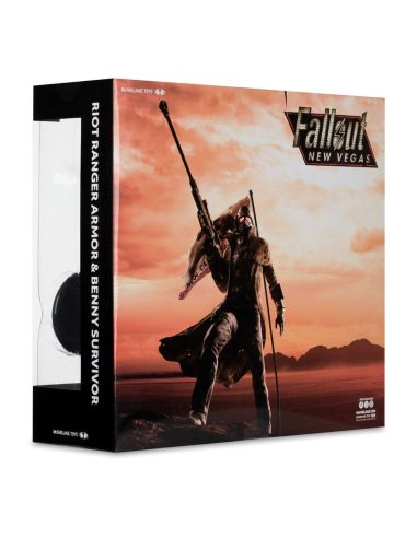 Figuras Fallout: New Vegas Riot Ranger Armor & Benny Survivor 18 cm Pack de 2