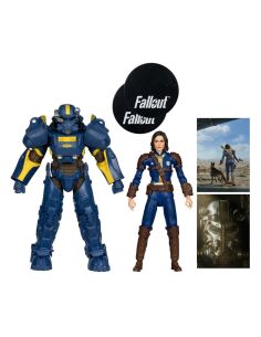 Fallout 4 Pack de 2 Figuras T-60 Vault Tec & Sole Survivor 18 cm 2