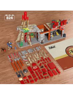 Fallout Kit de Construcción MEGA Red Rocket Truck Stop (824 Piezas) 2
