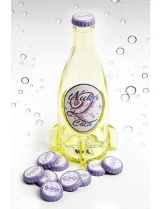 Botella de Vidrio y Tapones Nuka Quartz - Fallout