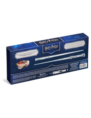 Varita de Celebración Harry Potter 25 Aniversario y Piedra Filosofal