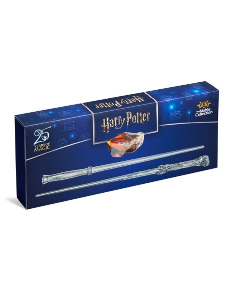 Varita de Celebración Harry Potter 25 Aniversario y Piedra Filosofal