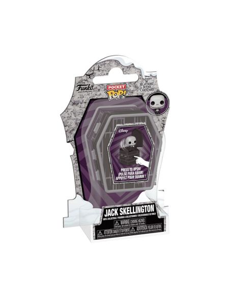 Figura Funko POP! Jack Skellington Coffin Pocket 6 cm – Pesadilla antes de Navidad