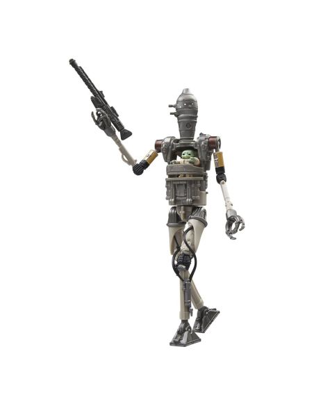 Figura Star Wars: The Mandalorian Vintage Collection Pack de 3 Figuras IG-12, Grogu & ANZellan 10 cm