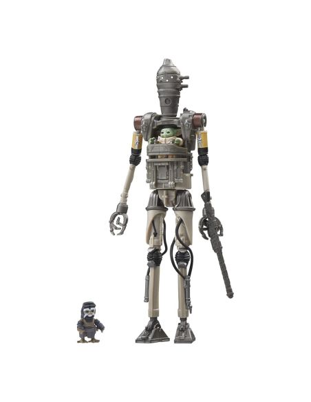 Figura Star Wars: The Mandalorian Vintage Collection Pack de 3 Figuras IG-12, Grogu & ANZellan 10 cm
