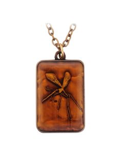 Collar con colgante de ámbar Jurassic Park Edición Limitada