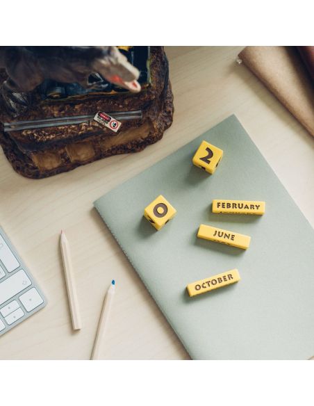 Calendario perpetuo 3D Jurassic Park