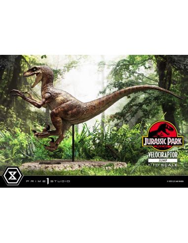 Estatua Prime Collectibles 1/10 Velociraptor Jump 21 cm – Jurassic Park