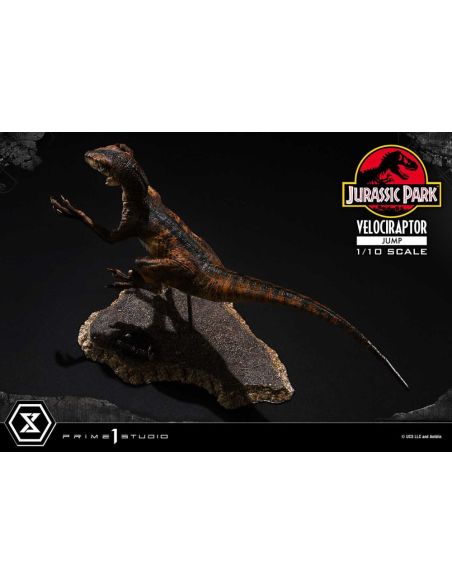 Estatua Prime Collectibles 1/10 Velociraptor Jump 21 cm – Jurassic Park