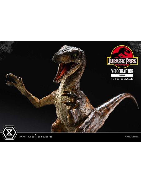 Estatua Prime Collectibles 1/10 Velociraptor Jump 21 cm – Jurassic Park