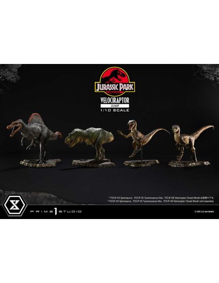 Estatua Prime Collectibles 1/10 Velociraptor Jump 21 cm – Jurassic Park