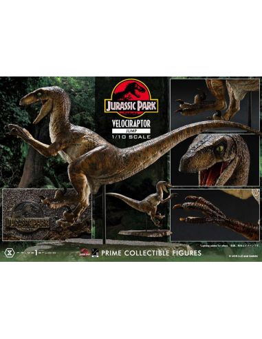 Estatua Prime Collectibles 1/10 Velociraptor Jump 21 cm – Jurassic Park