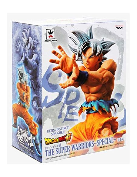 Figura Ultra Instinct Goku 18 cm - Línea DXF The Super Warriors - Dragon Ball
